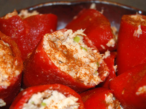 Piquillo peppers stuffed with Smoked Paprika Tuna