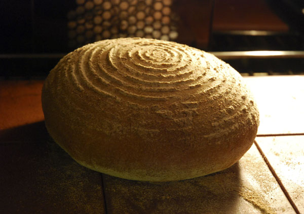 Whole wheat in oven 600w